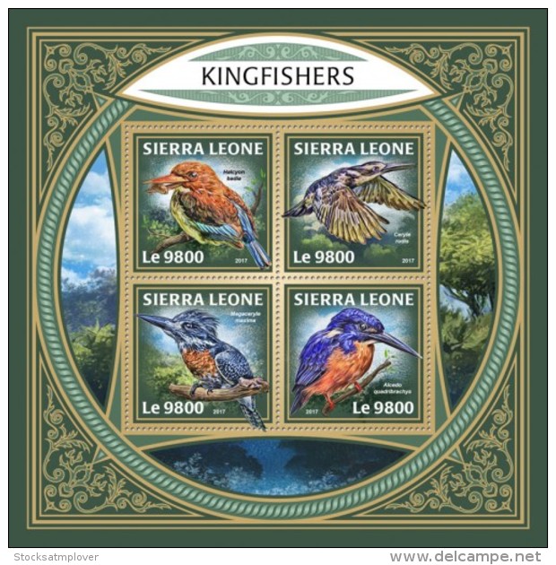 Sierra Leone 2018 Kingfishers S201801 - Sierra Leone (1961-...)