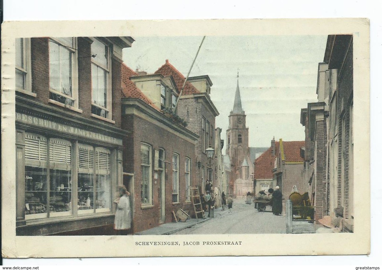 Postcard Holland Netherlands Scheveningen, Serving Prisoners Of War. 2935  Lance Corporal F Rhodes Plymouth - Guerra 1914-18