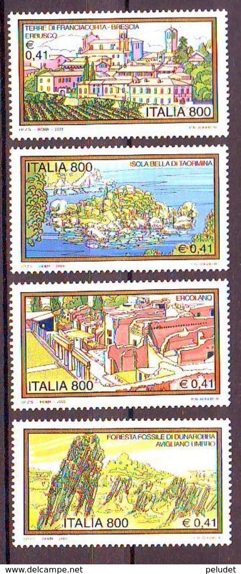 Italy 2000 Tourism - 27th Issue 4v Mnh - 1991-00: Ungebraucht