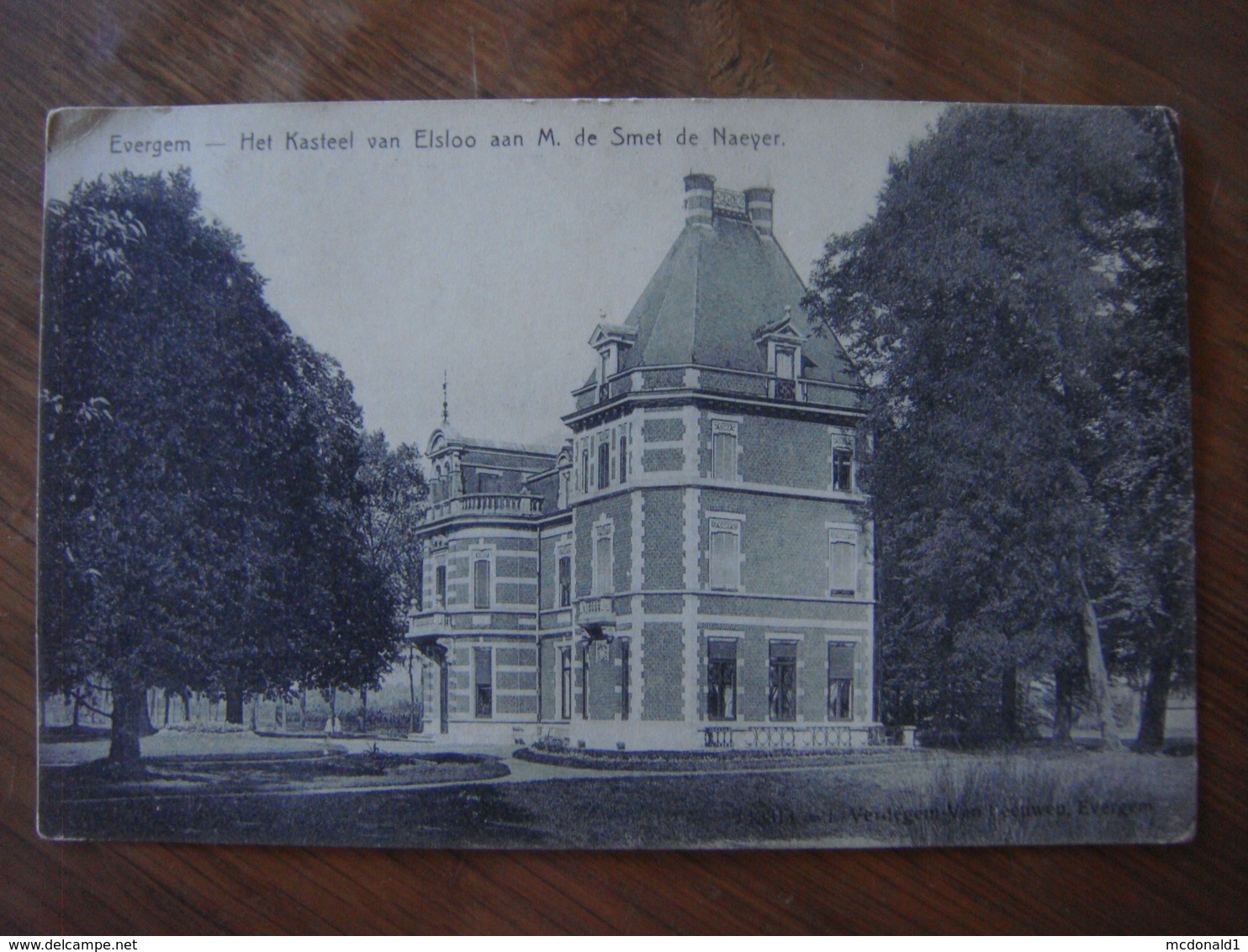 EVERGEM - Het Kasteel Van Elsloo Aan M De Smet De Naeyer - Evergem