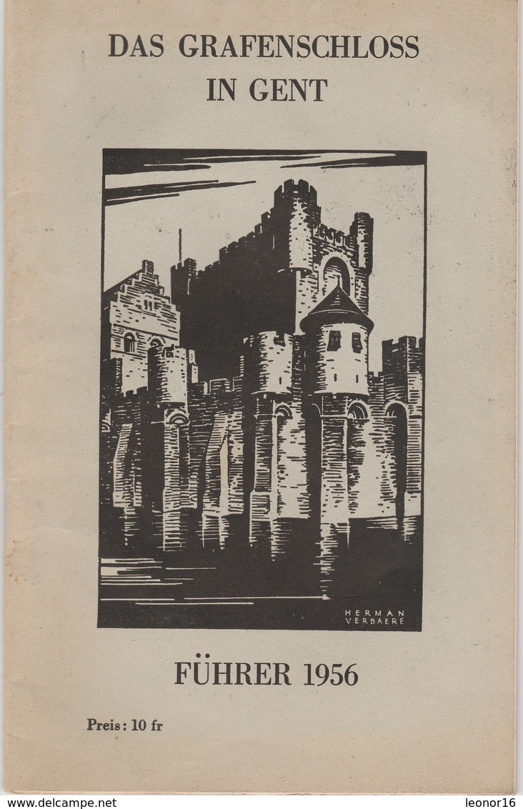 ** DAS GRAFENSCHLOSS IN GENT ** FÜHRER 1956  -   Editeur  S.M.  N°7520 - Belgien & Luxemburg