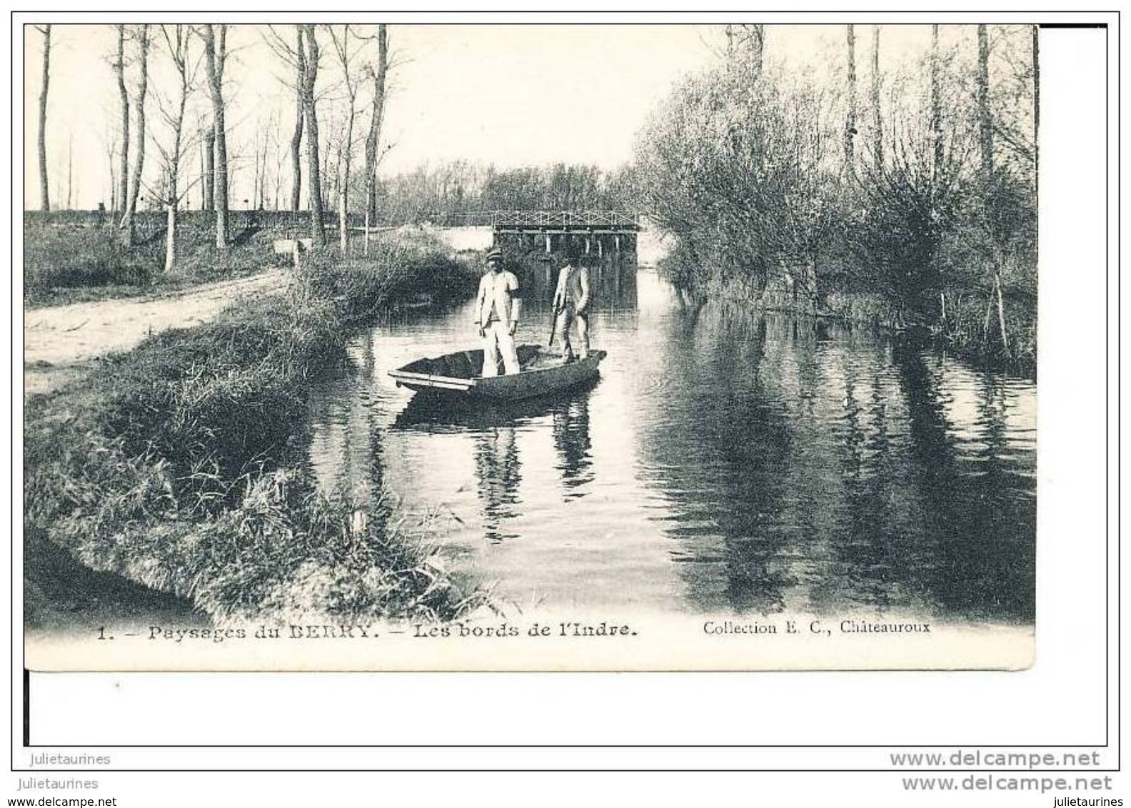 PAYSAGES DU BERRY LES BORDS DE L'INDRE CPA BON ETAT - Autres & Non Classés