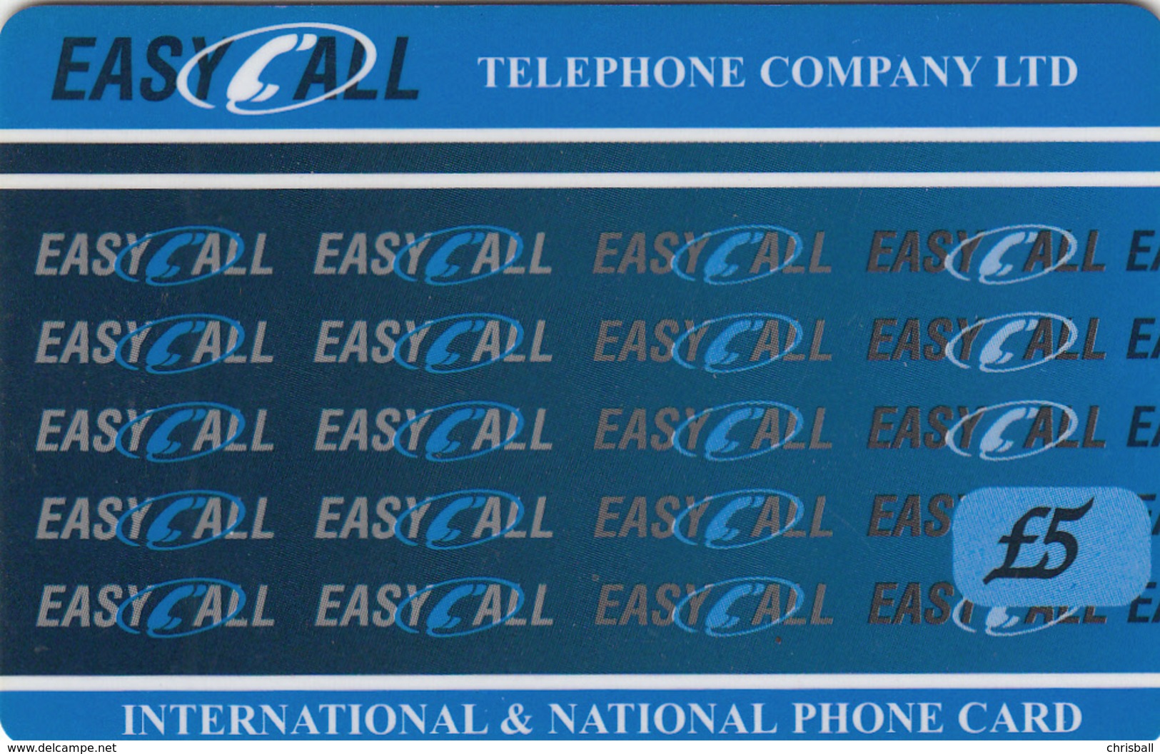 UK  Phonecard  Easy Call £5 Remote Memory - Fine Used - [ 8] Firmeneigene Ausgaben