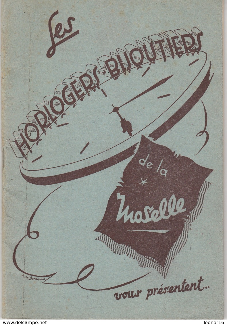 ** LES HORLOGERS BIJOUTIERS De LA MOSELLE **  à LA FOIRE EXPOSITION DE METZ Du 23 / 09 Au 09 10 1950 - Autres & Non Classés