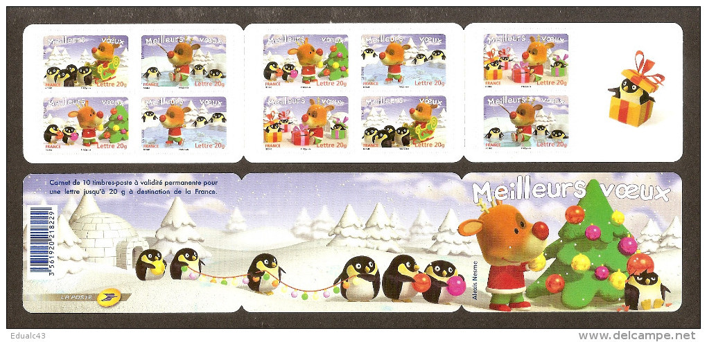 2006 Carnet Adhésif MEILLEURS VOEUX -BC 97 Ou BC 3986- NEUF LUXE ** NON Plié - Commemoratives