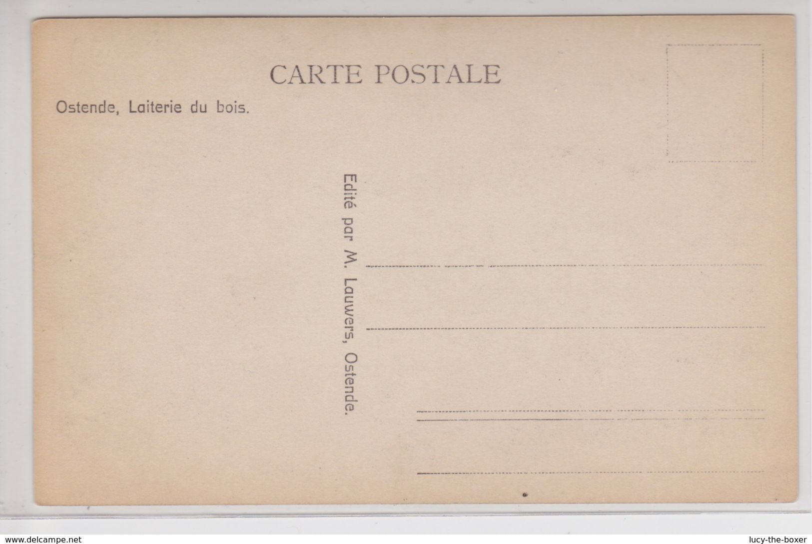 Ostende Laiterie Du Bois (Reitweg Toegelaten Voor Ruiters ...) - Oostende