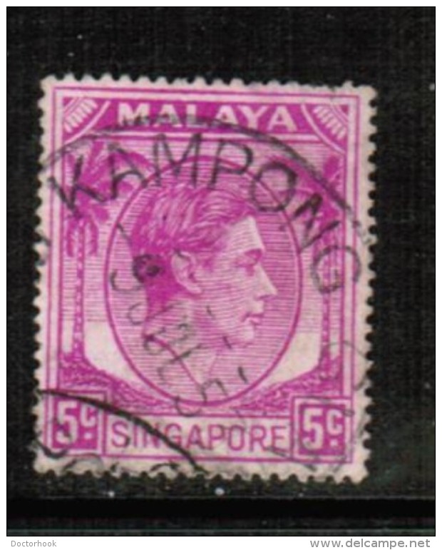 SINGAPORE  Scott # 5 VF USED - Singapur (...-1959)