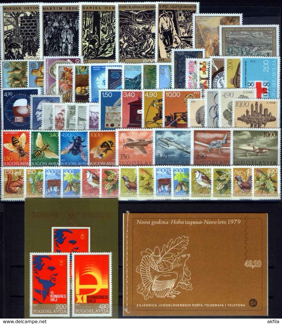 Yugoslavia 41 complete years from 1962 to 2002 year, MNH (**)