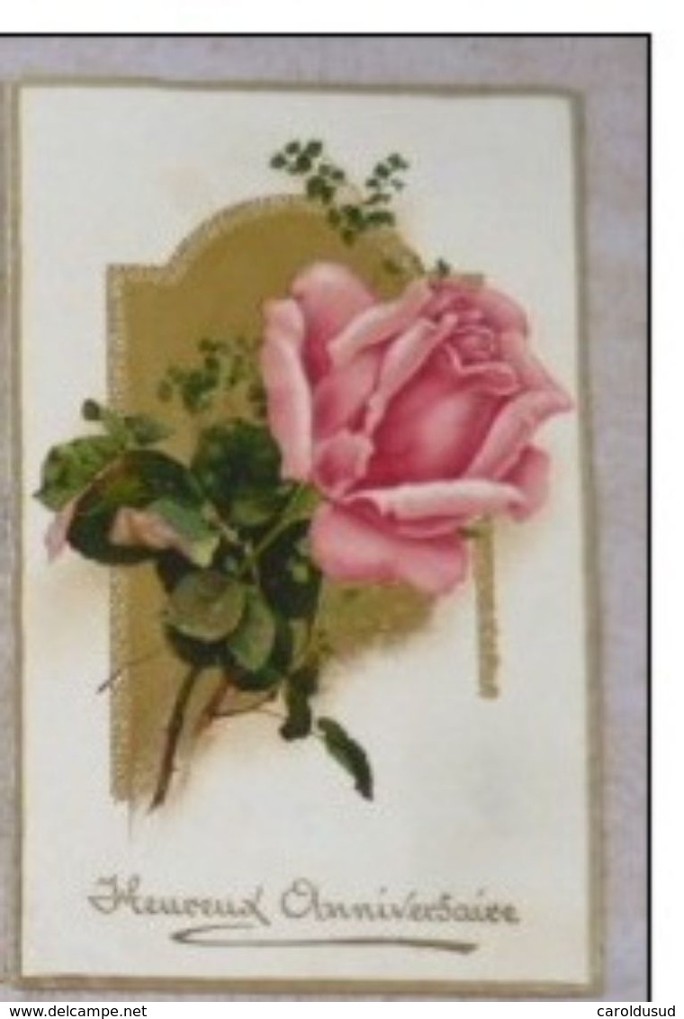 CPA lot 8 x litho RELIEF DORURE illustrateur HAMEL BRASCH  klein KOPAL EAS K.F. THEME FLEUR  ROSE SEULE en MEDAILLON