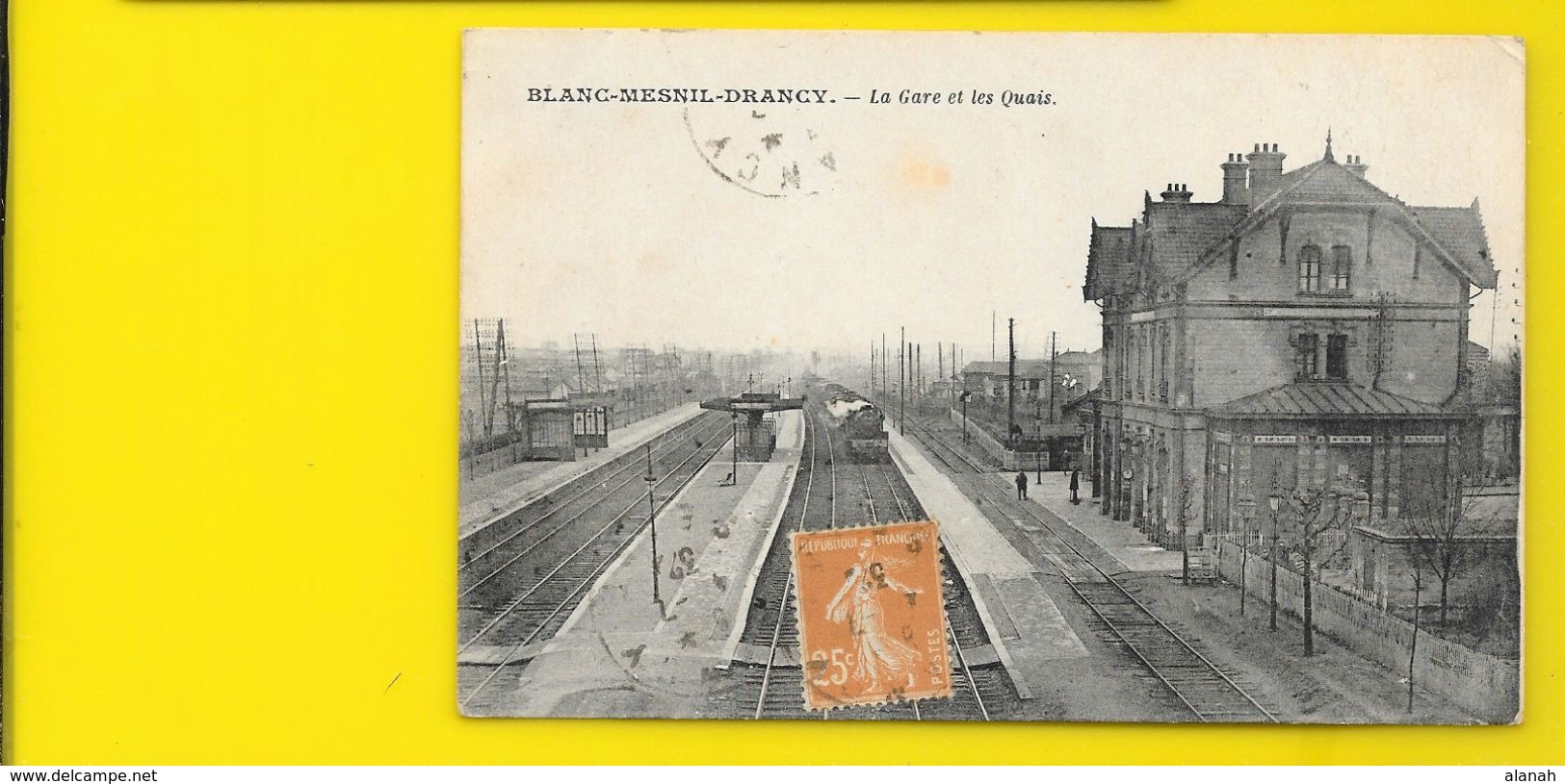 BLANC MESNIL DRANCY La Gare Et Les Quais (Cosson) Seine St Denis (93) - Drancy