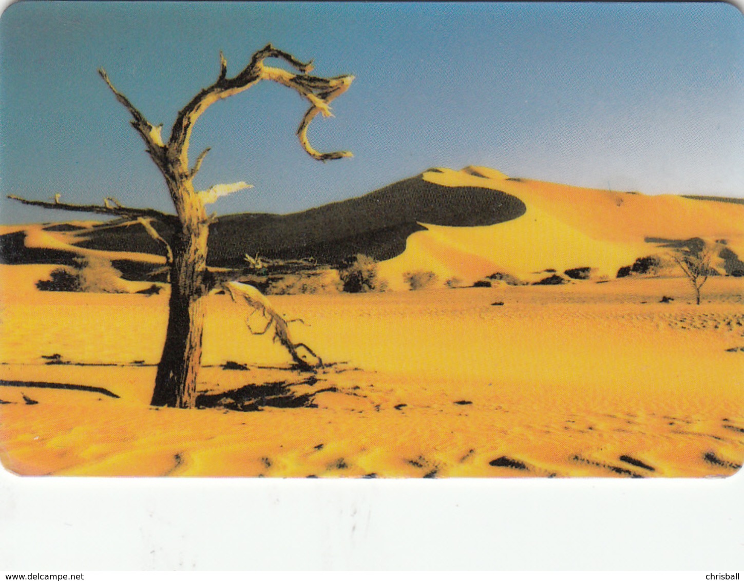 Namibia  Phonecard Desert - Superb Used (Dashed Zero Ø) - Namibia