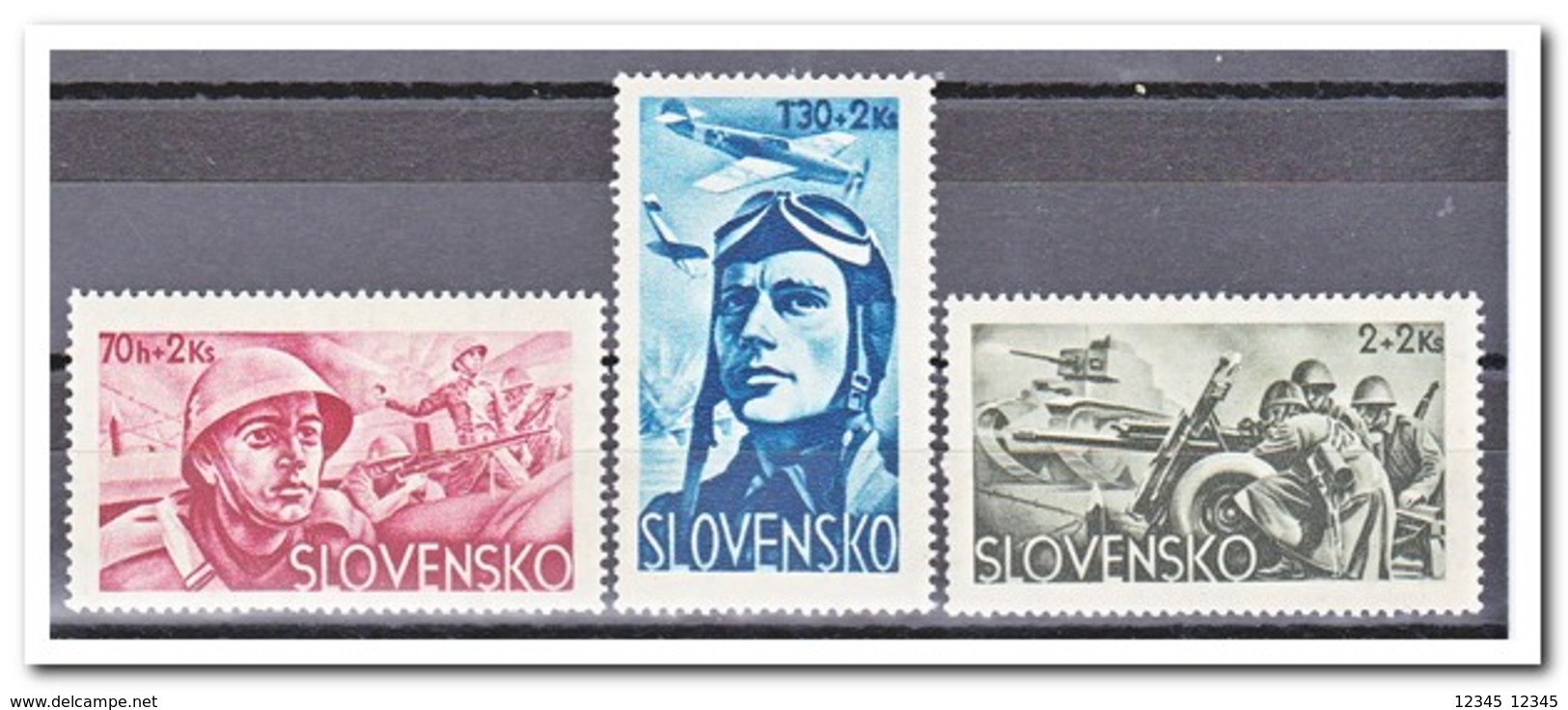 Slowakije 1943, Postfris MNH, For The Slovak Front Fighters - Ongebruikt