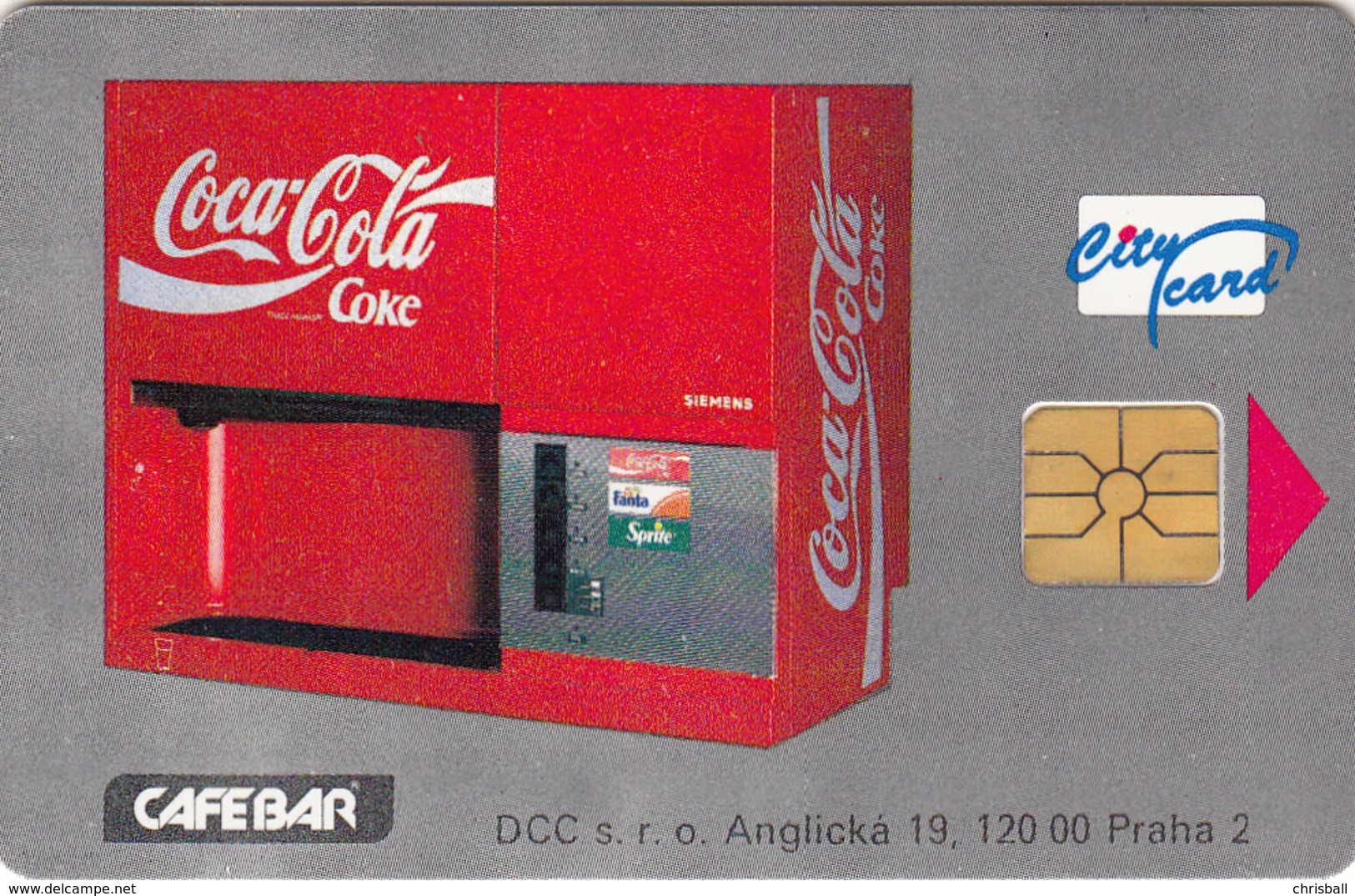 Coca Cola Functional Card   Dispenser - Superb Used - Repubblica Ceca