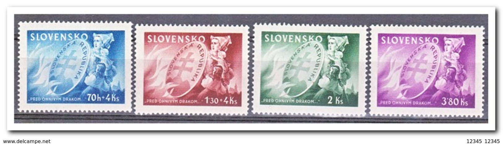 Slowakije 1944, Postfris MNH, For The War Victims - Ongebruikt