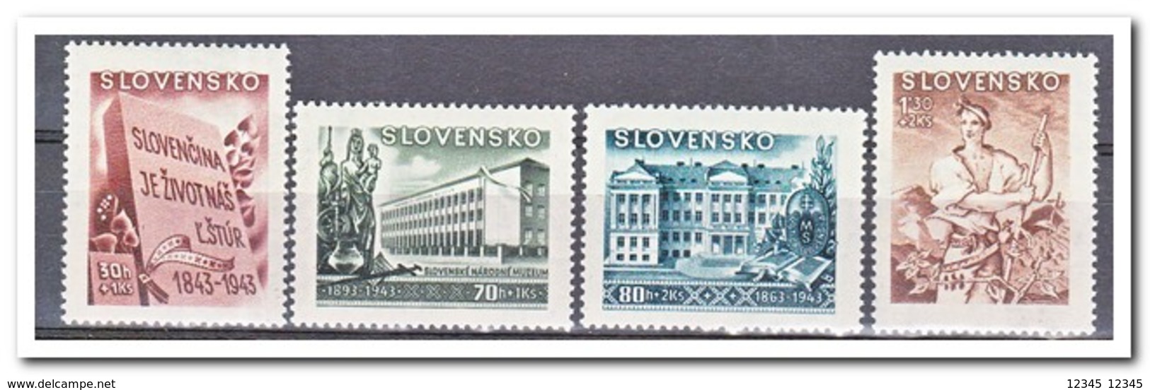 Slowakije 1943, Postfris MNH, Cultural Fund - Nuovi