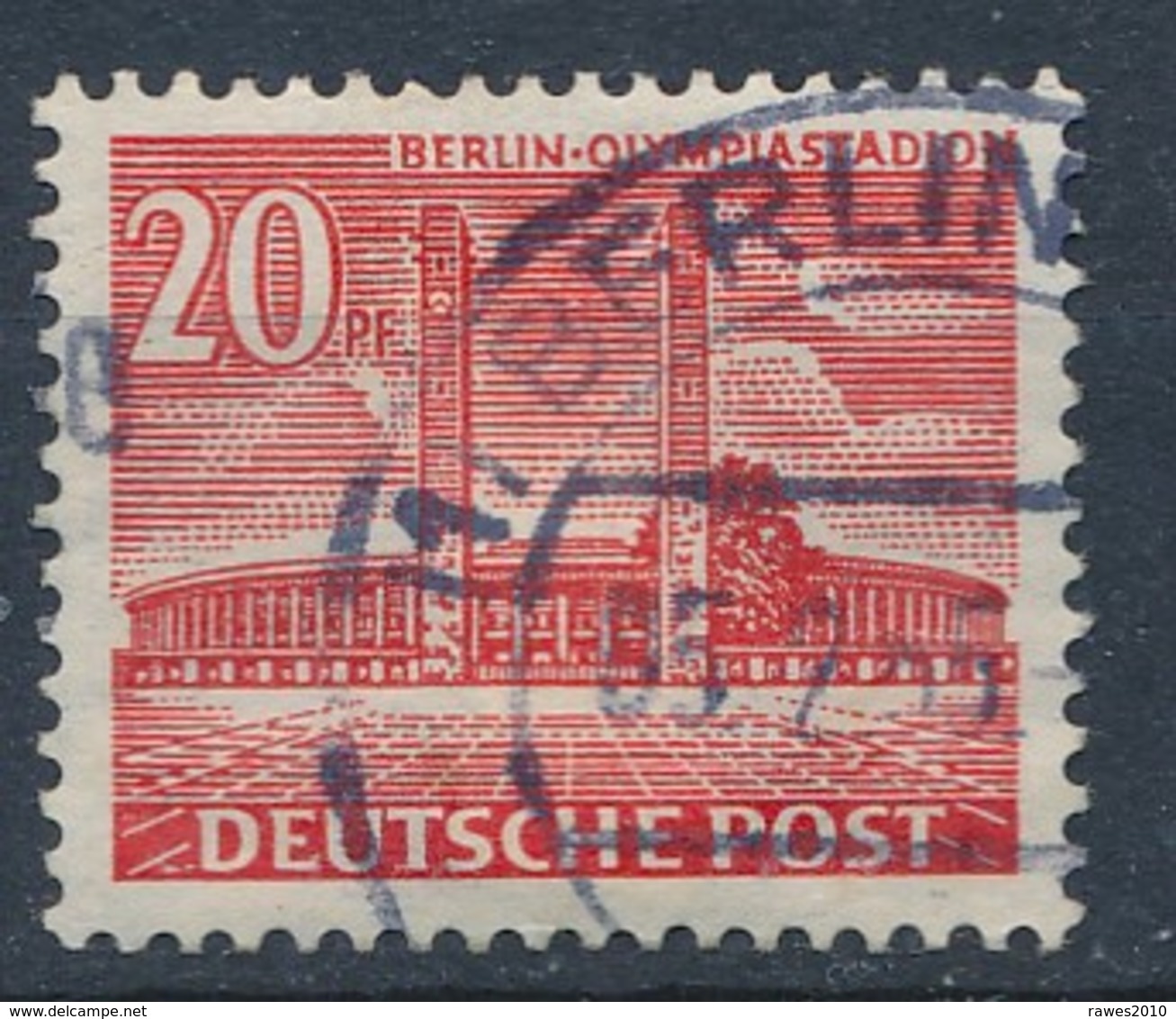 Berlin West 1953 Mi. 113 Gest. Olympia - Stadion Berlin TGST Berlin - Sommer 1936: Berlin