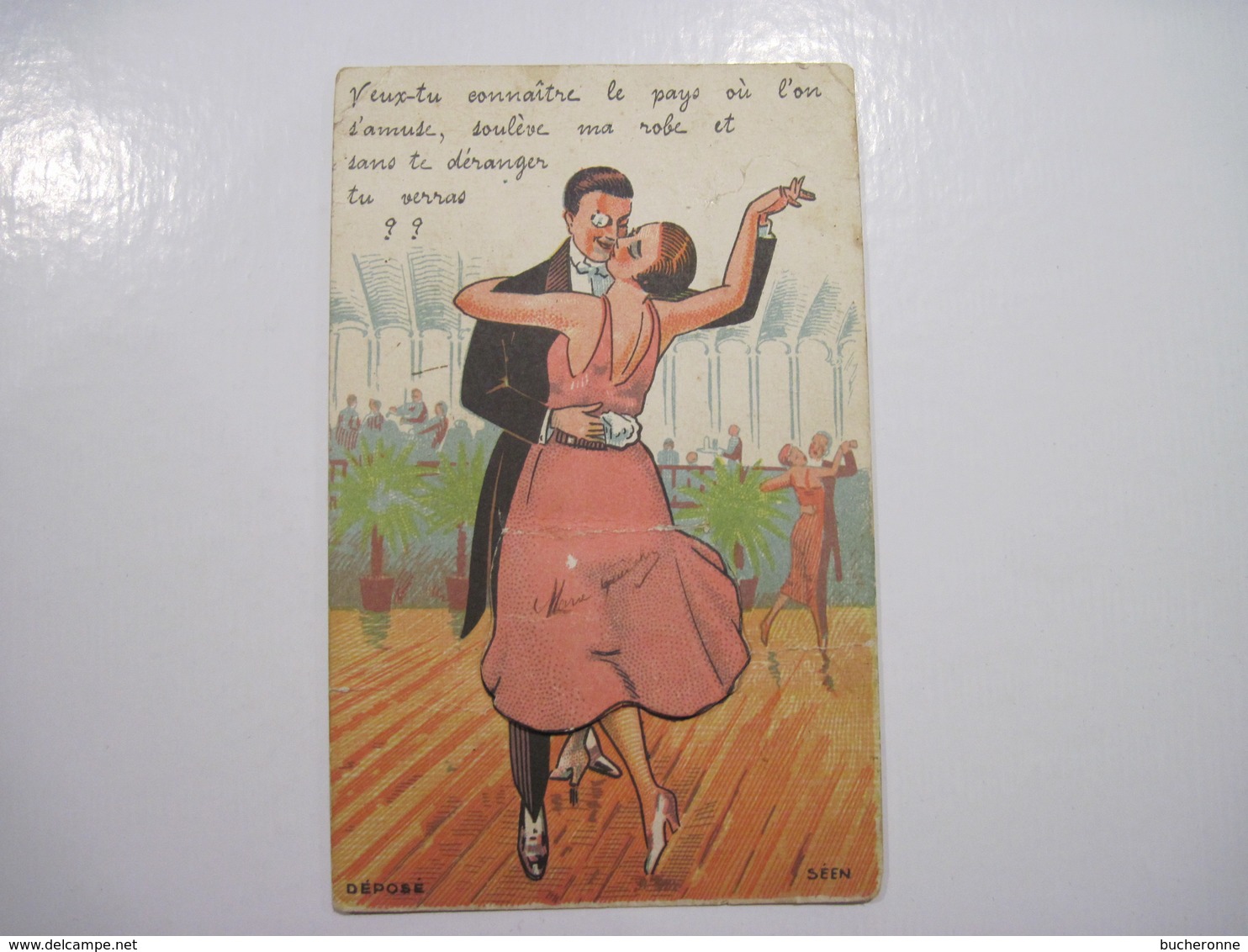 CPA Acienne Carte Manque La Lettre  T.B.E. - Humor