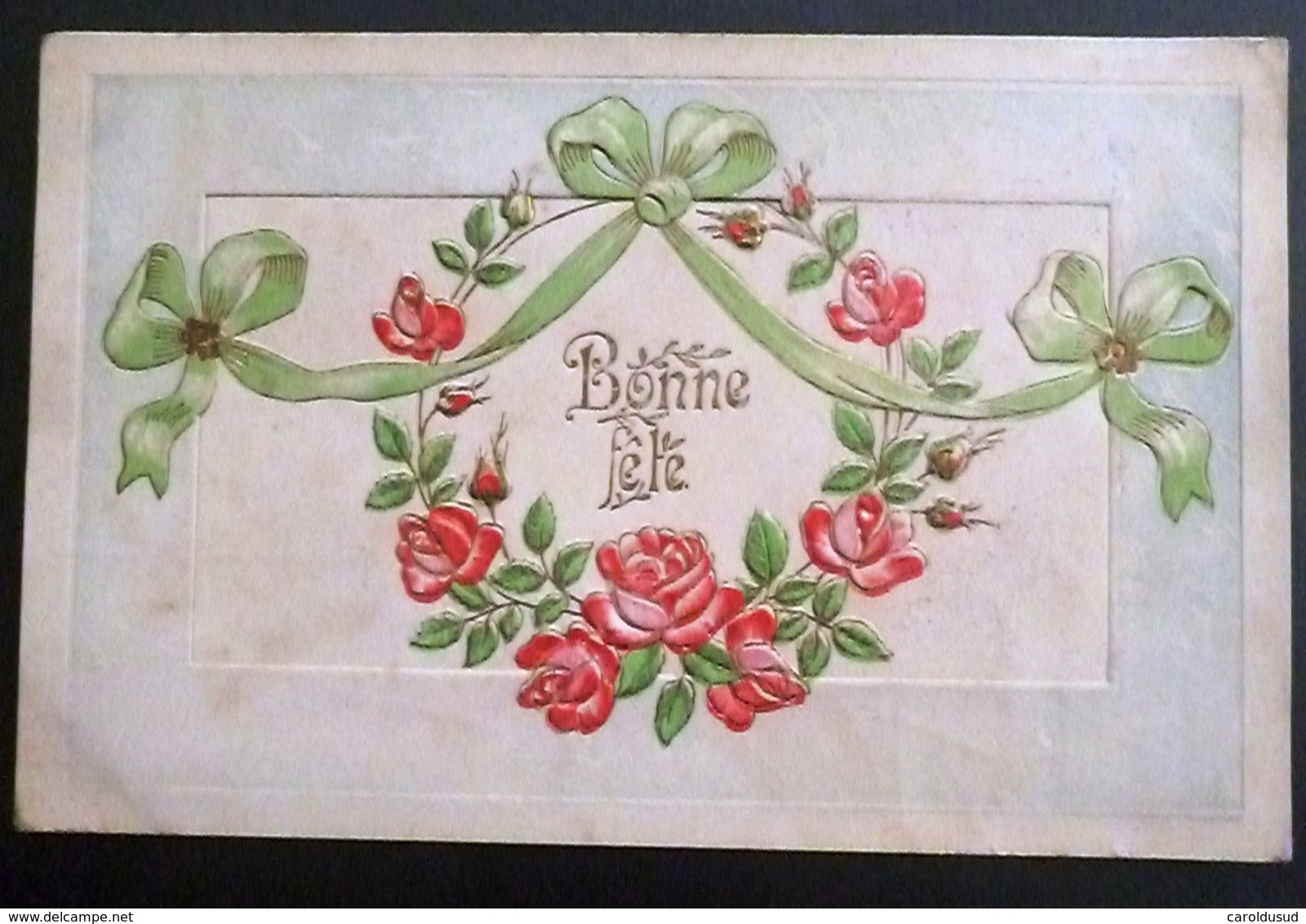 CPA Lot 6 X Litho RELIEF Illustrateur BRASCH  Klein KOPAL EAS KF VOEUX THEME FLEUR  ROSE FANTAISIE MEDAILLON - Colecciones Y Lotes