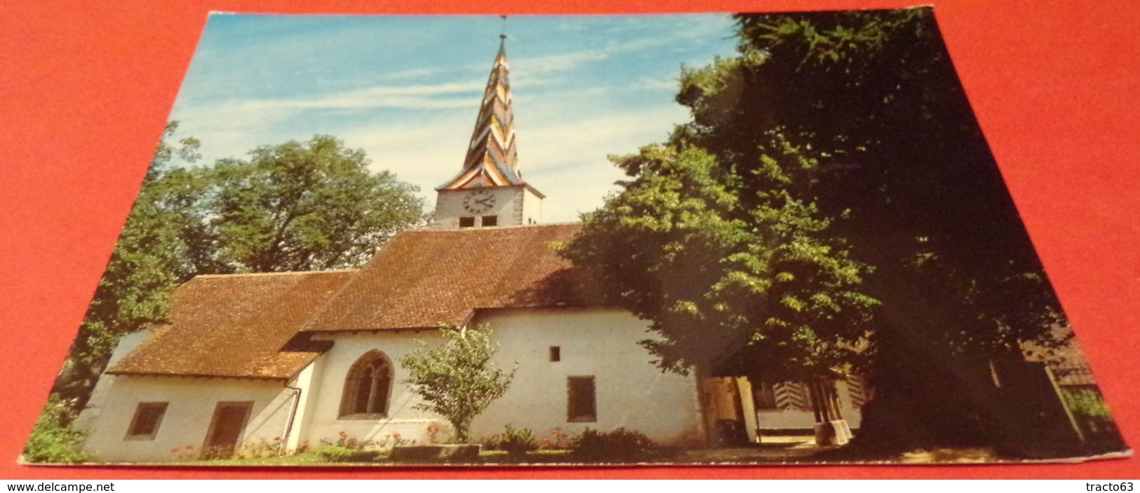 CARTE POSTALE SUISSE : GRANGES PRES MARNAND , L'EGLISE FRAICHEMENT RESTAURE ,  ETAT VOIR PHOTO  . POUR TOUT RENSEIGNEMEN - Marnand