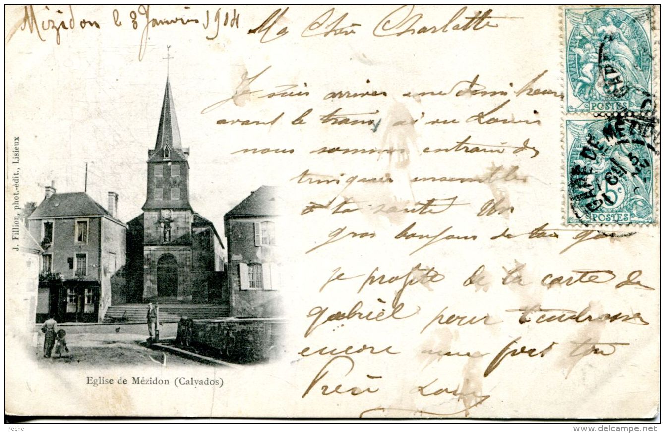 N°3983 A -cpa Mézidon -l'église- - Other & Unclassified