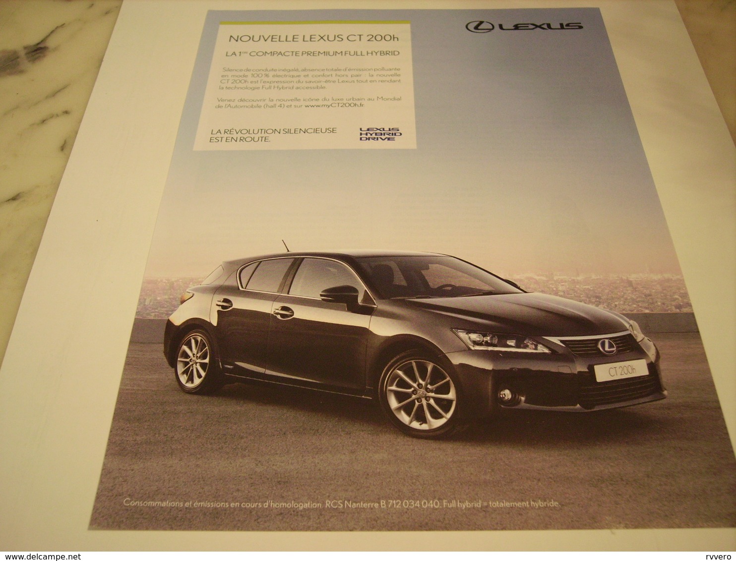 PUBLICITE AFFICHE VOITURE LEXUS - Cars