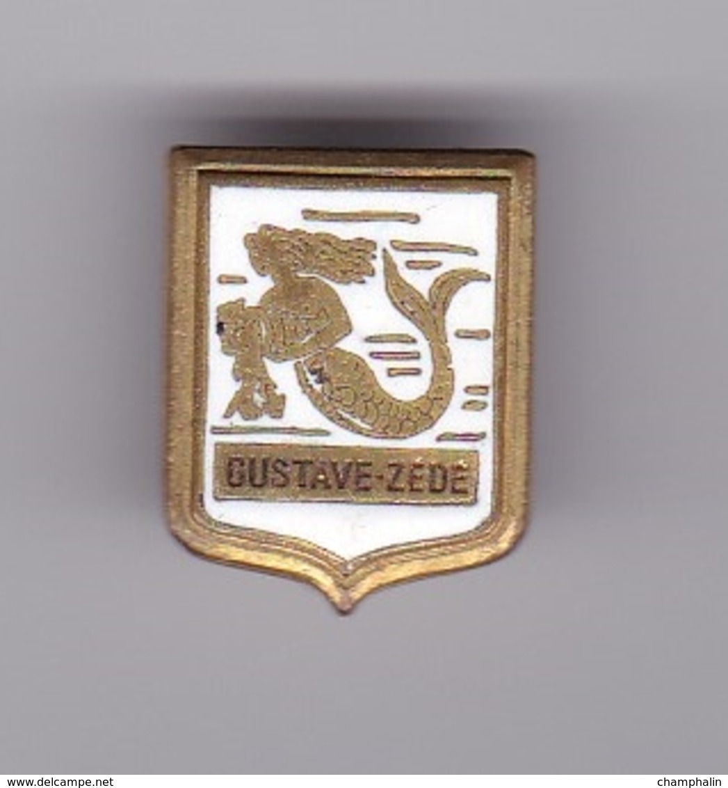 Broche En Laiton émaillé - Insigne Marine Nationale - Aviso Gustave Zédé - Pas Un Pin's - Armée - Marine