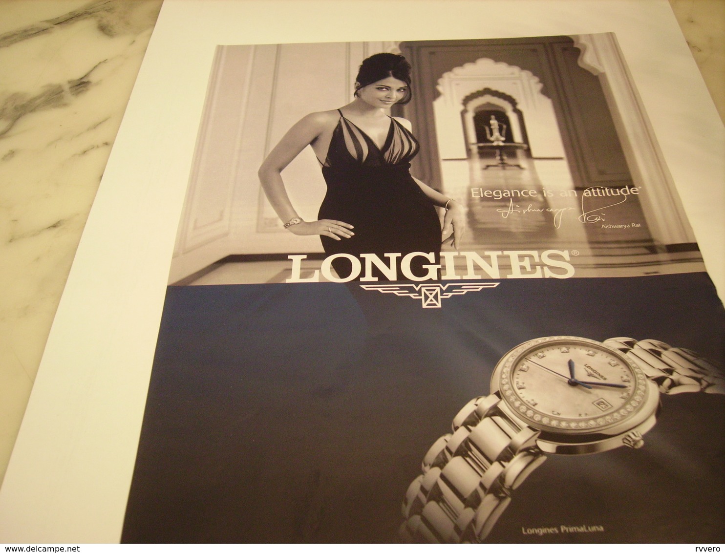 PUBLICITE  MONTRE LONGINES 2009 - Other & Unclassified