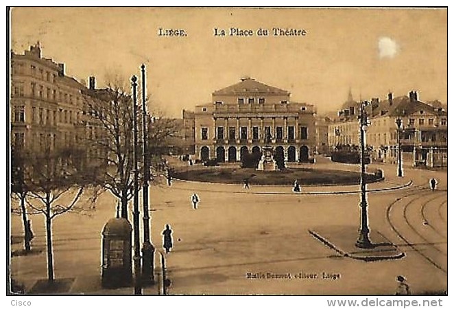 LIEGE - Place Du Théatre - Liege