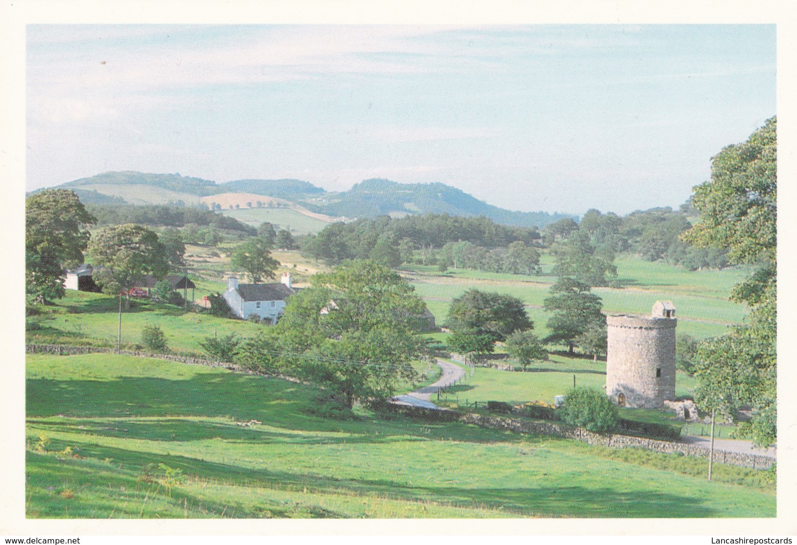 Postcard Orchardton Tower Nr Palnackie / Dalbeattie By Galloway Grafix My Ref  B22333 - Kirkcudbrightshire