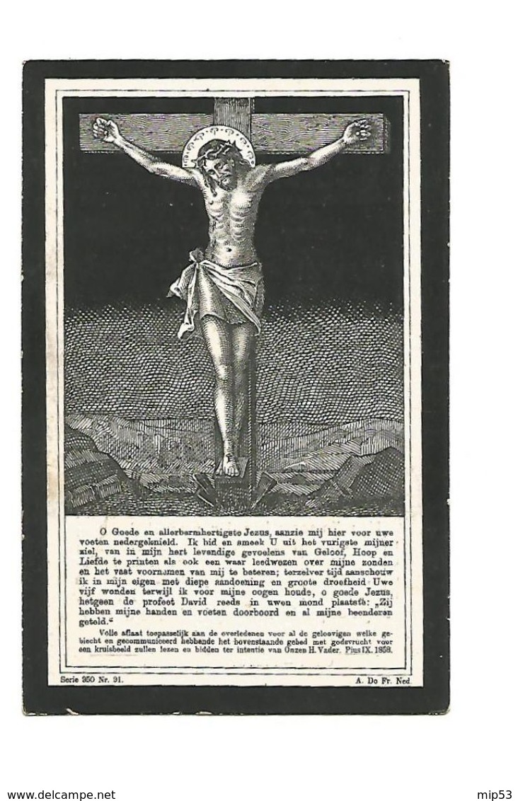 945. MARTINUS GEUDENS  -  GHEEL 1831 / 1903 - Devotion Images
