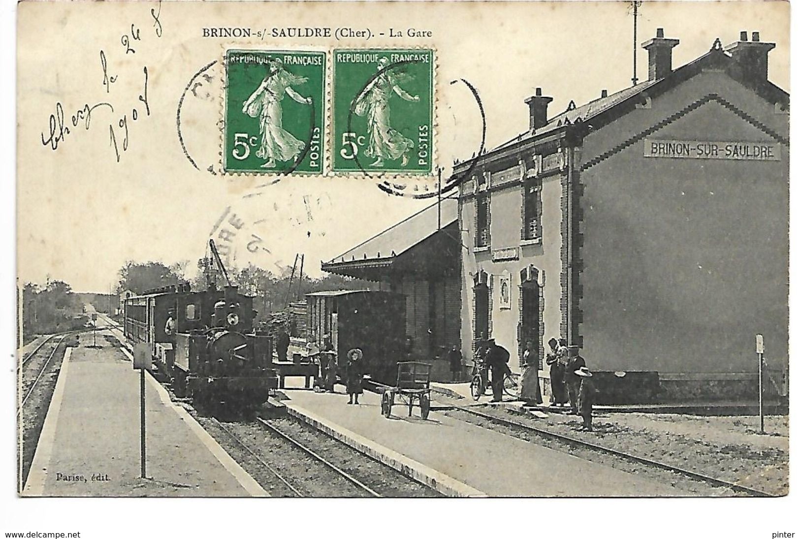 BRINON SUR SAULDRE - La Gare - TRAIN - Brinon-sur-Sauldre