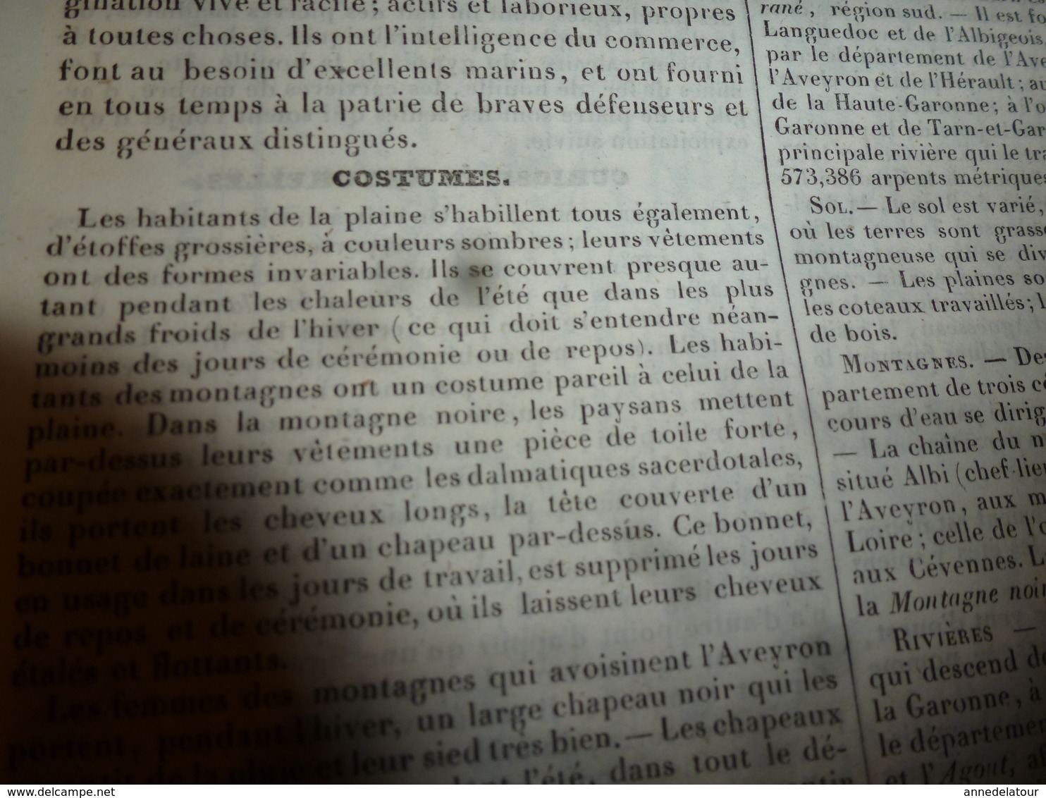 1935 Tarn  (Histoire-Antiquités-Caractère-Langage-Curiosités-Industrie commerciale-Variétés-Population-etc)