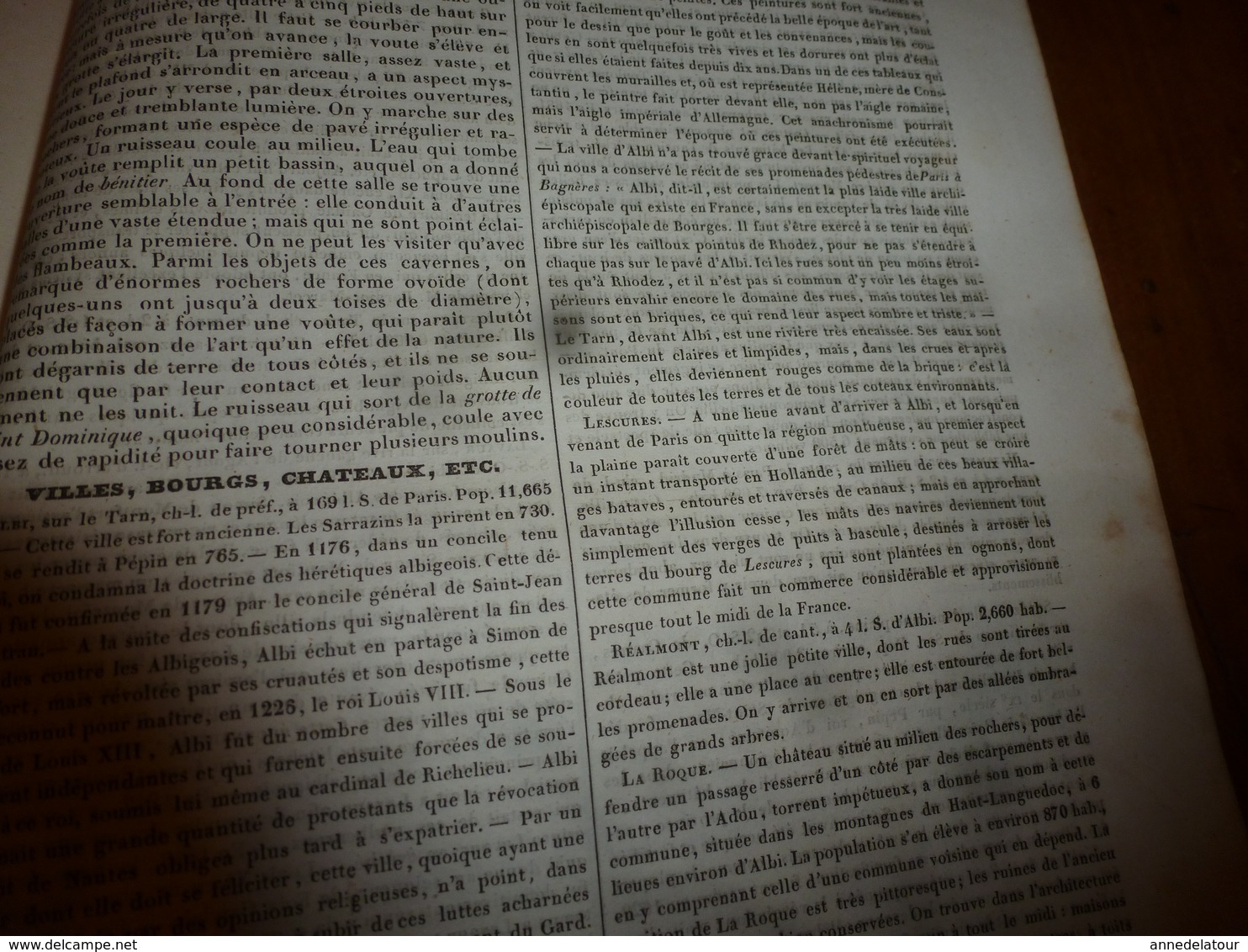 1935 Tarn  (Histoire-Antiquités-Caractère-Langage-Curiosités-Industrie commerciale-Variétés-Population-etc)