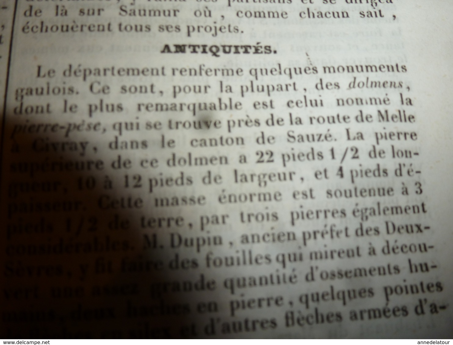 1935 DEUX-SEVRES  (Histoire-Antiquités-Caractère-Langage-Curiosités-Industrie commerciale-Variétés-Population-etc)