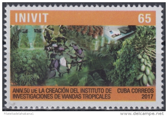 2017.160 CUBA 2017 MNH. ANIV INSTITUTO DE INVESTIGACIONES VIANDAS TROPICALES. - Neufs