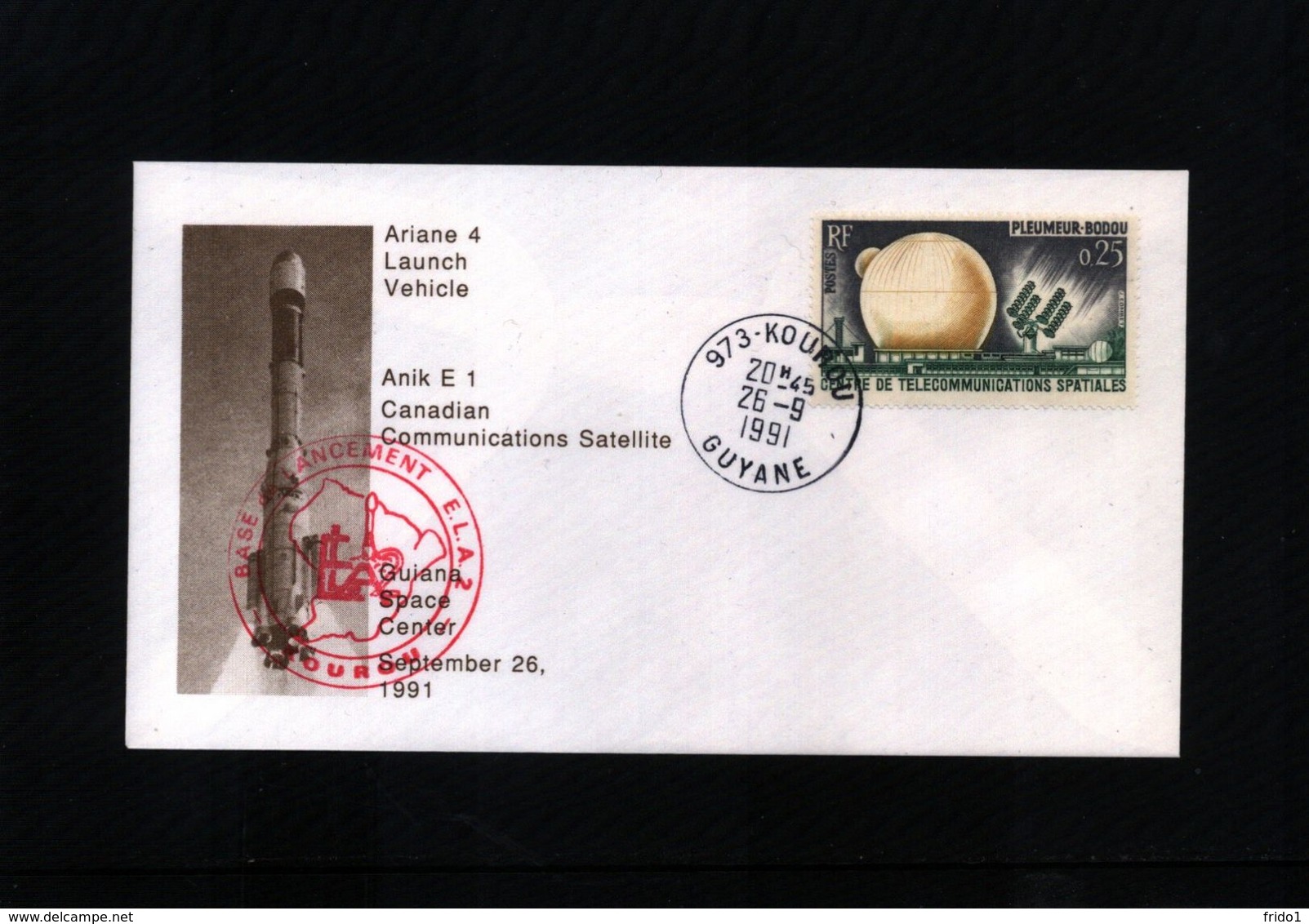 France / Frankreich 1991 Space / Raumfahrt Kourou Interesting Cover - Europe