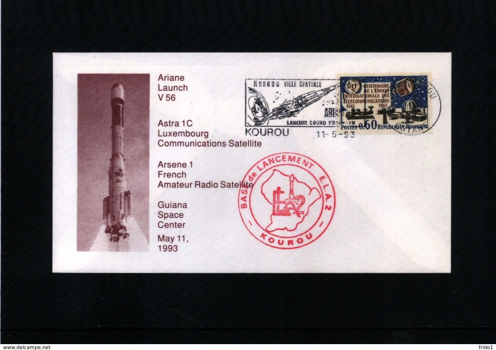 France / Frankreich 1993 Space / Raumfahrt Kourou Interesting Cover - Europe