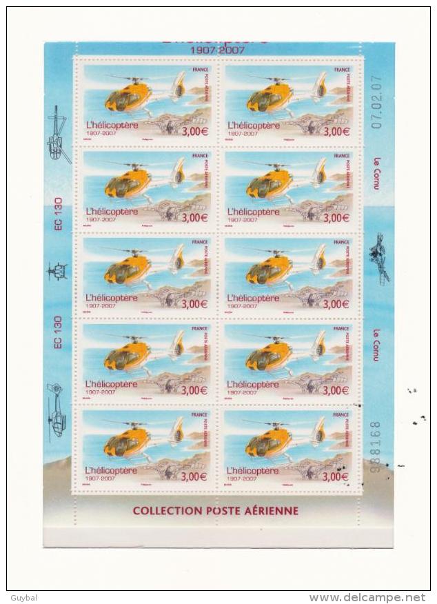 France Poste Aérienne 2007 - Feuillet F70a - 1960-.... Mint/hinged