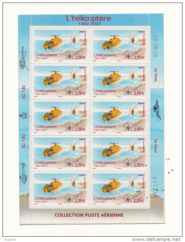 France Poste Aérienne 2007 - Feuillet F70a - 1960-.... Mint/hinged