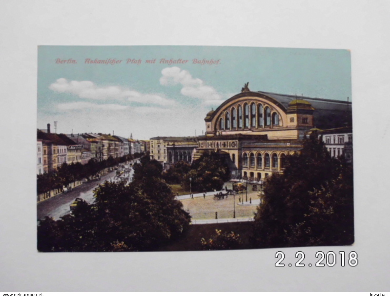 Berlin. - Askanifcher Platz Mit Anhalter Bahnhof. - Friedrichshain