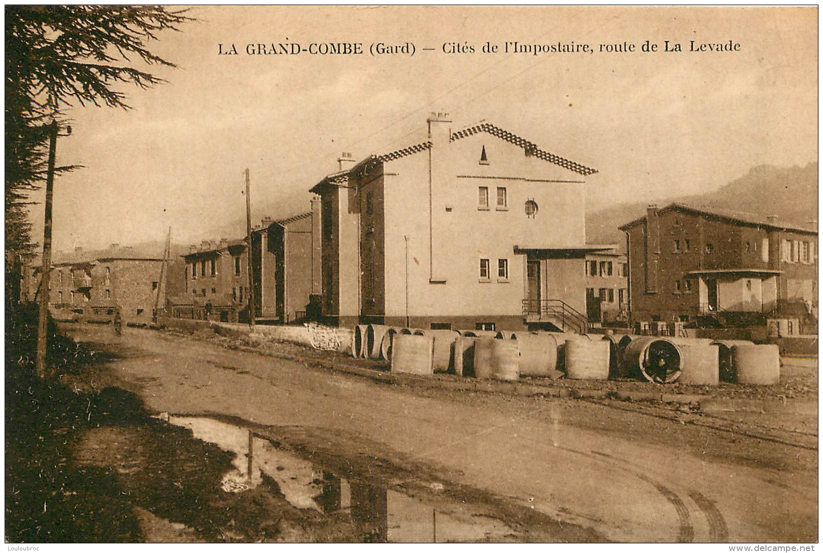 LA GRAND COMBE  CITES DE L'IMPOSTAIRE ROUTE DE LA LEVADE - La Grand-Combe