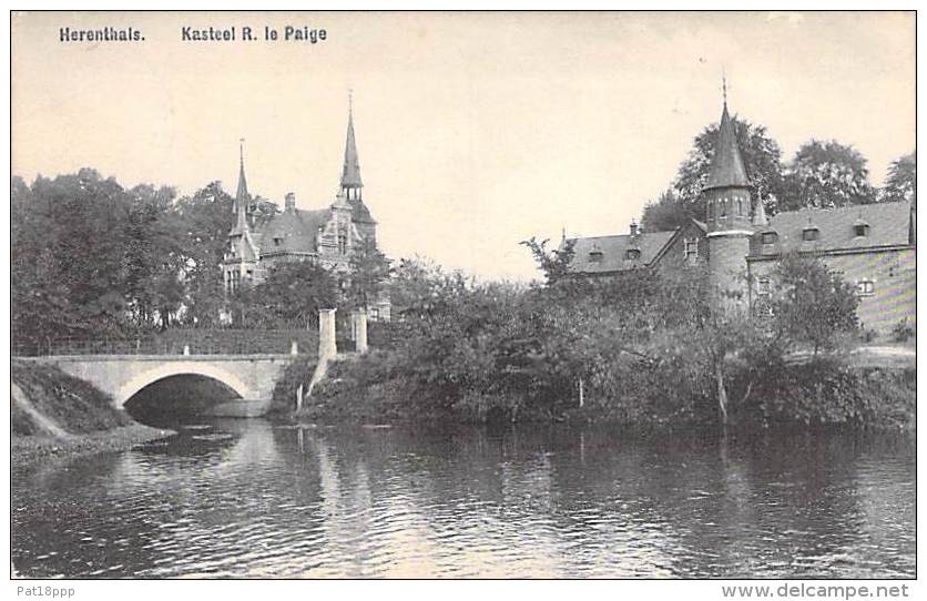 BELGIQUE Belgium ( Anvers ) HERENTALS : Kasteel R. Le Paige - CPA - ( Belgien België Belgio Bélgica ) - Herentals