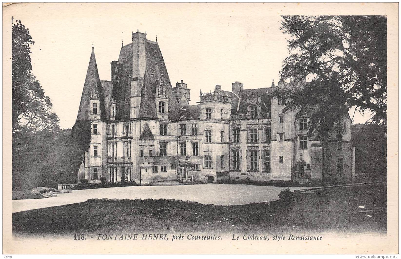 14 - FONTAINE-HENRI, Près Courseulles - Le Château, Style Renaissance - Autres & Non Classés