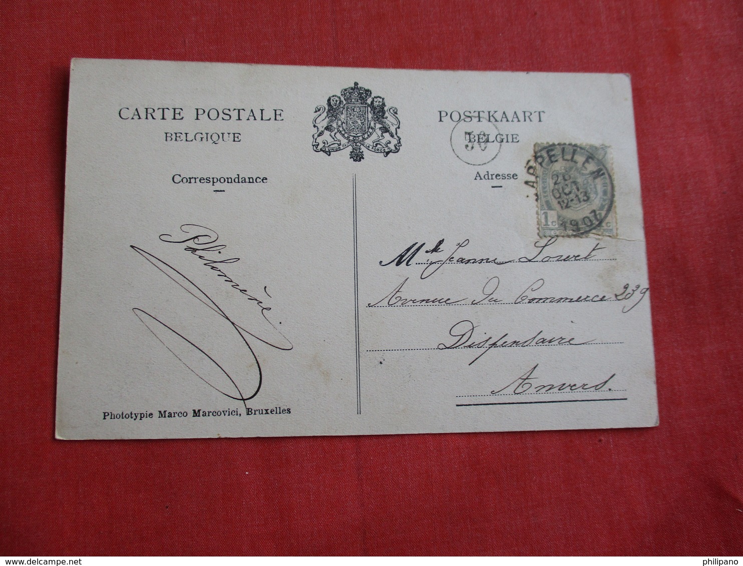 Belgium > Antwerp > Kapellen Cappelen Has Stamp & Cancel    Ref 2856 - Kapellen