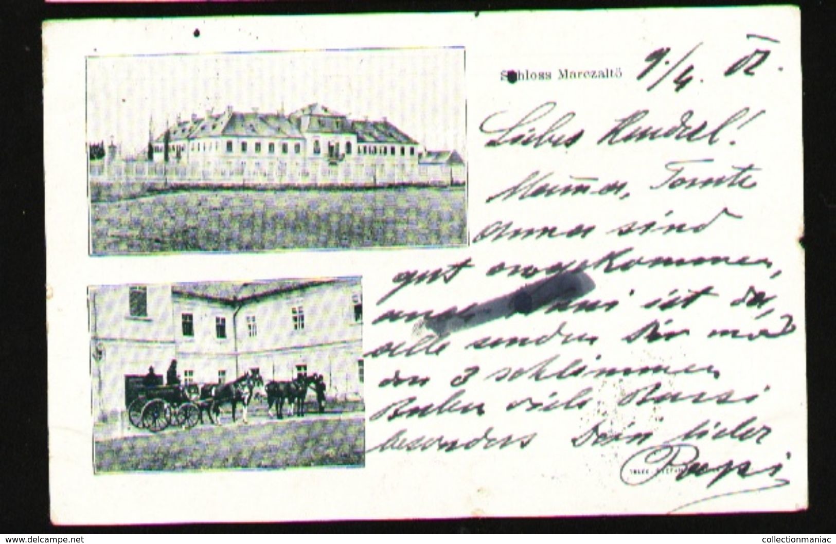 Carte Précurseur Hungary Schloss Marczaltö - Hongarije