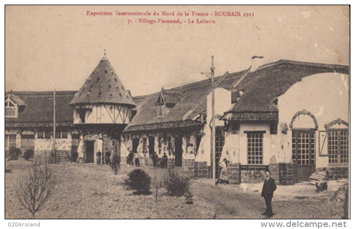 D59 - Roubais - Exposition Internatinale Du Nord De La France 1911 - Village Flamand : Achat Immédiat - Roubaix