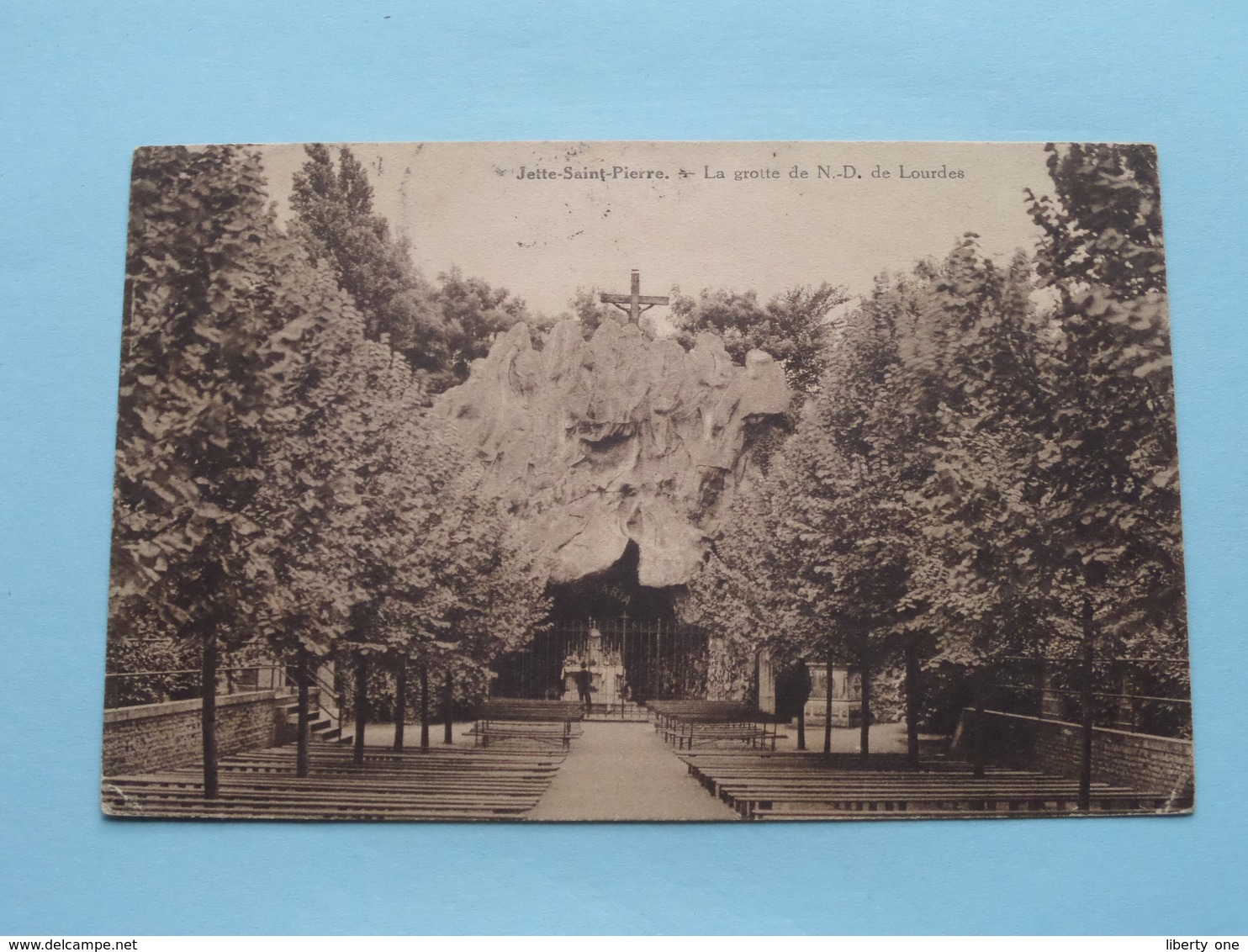 JETTE St. Pierre La Grotte De N.D. De Lourdes ( A La Petite Bernadette ) Anno 1929 ( Voir Photo Svp ) ! - Jette