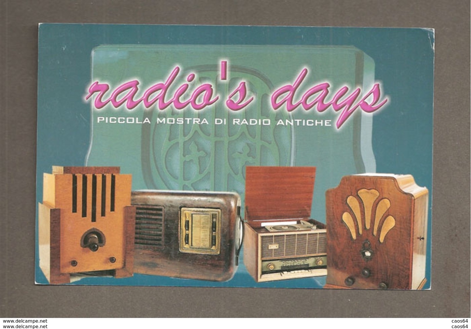 RADIO'S DAYS  MOSTRA RADIO ANTICHE  Bellaria Igea Marina 2004 CARTOLINA - Altri & Non Classificati