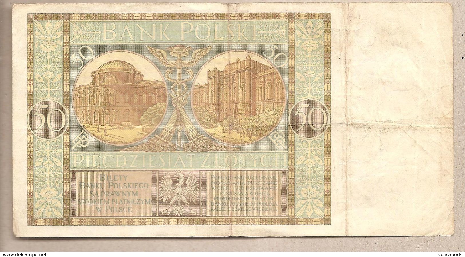Polonia - Banconota Circolata Da 50 Zloty P-71a - 1929 - Polonia