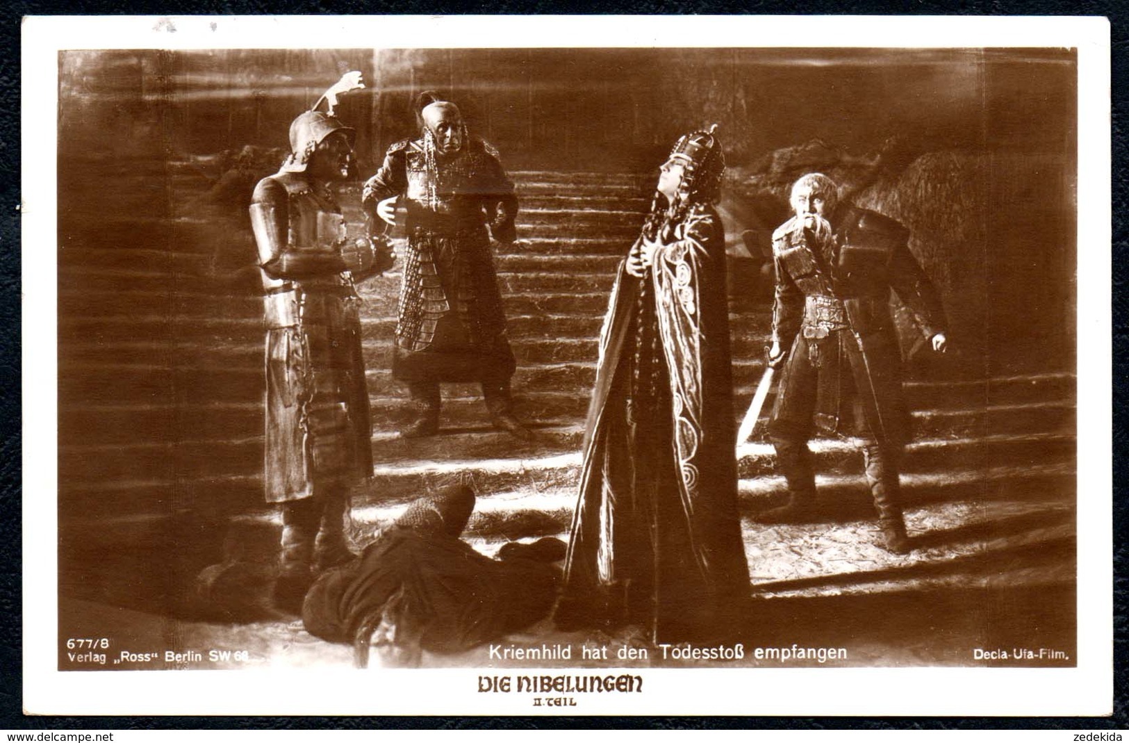 A9009 - Alte Foto Ansichtskarte - Die Nibelungen - Kriemhilde - Ross Verlag Berlin - Decla UFA - Actors